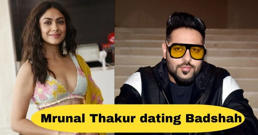 Mrunal Thakur dating Badshah